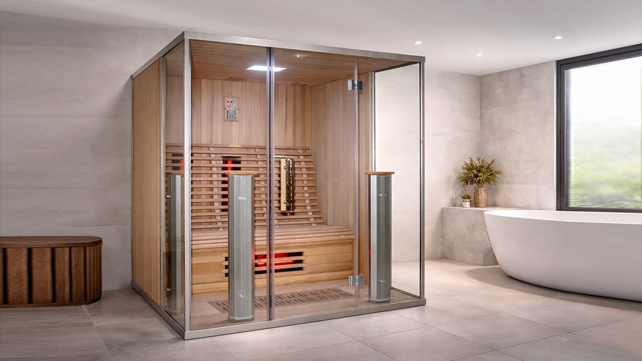 Infrarotkabine für 3 Personen