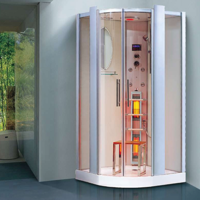 Santorin Infrarot-Dampfdusche Kombination