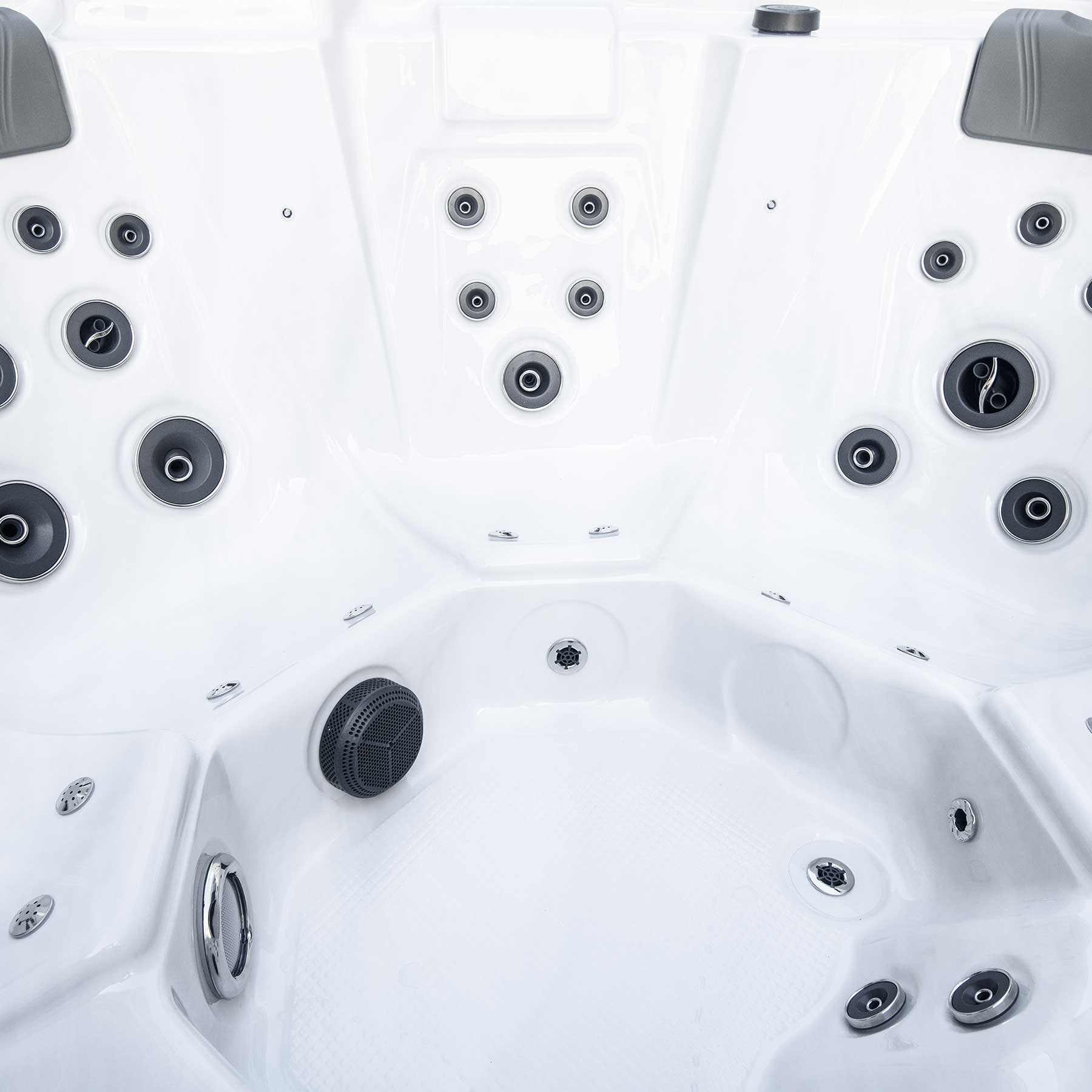 Aktionspaket Outdoor Whirlpool Chicago limited Edition, inkl. Thermoabdeckung und Treppe
