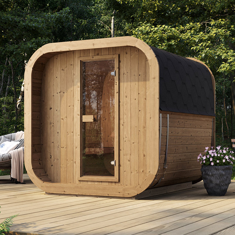 Fasssauna Helsinki 200 Thermoholz