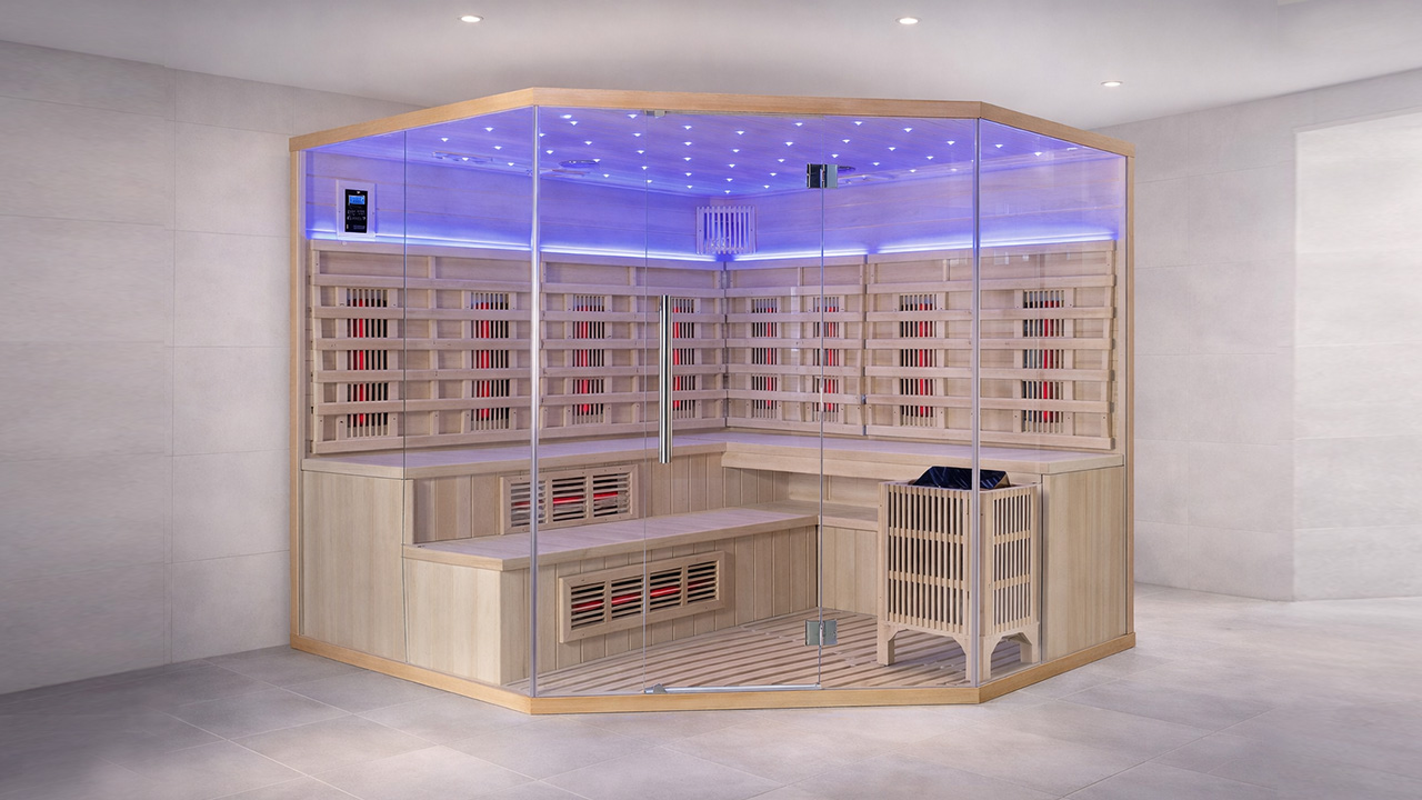 Infrarotkabine für 4 bis 5 Personen