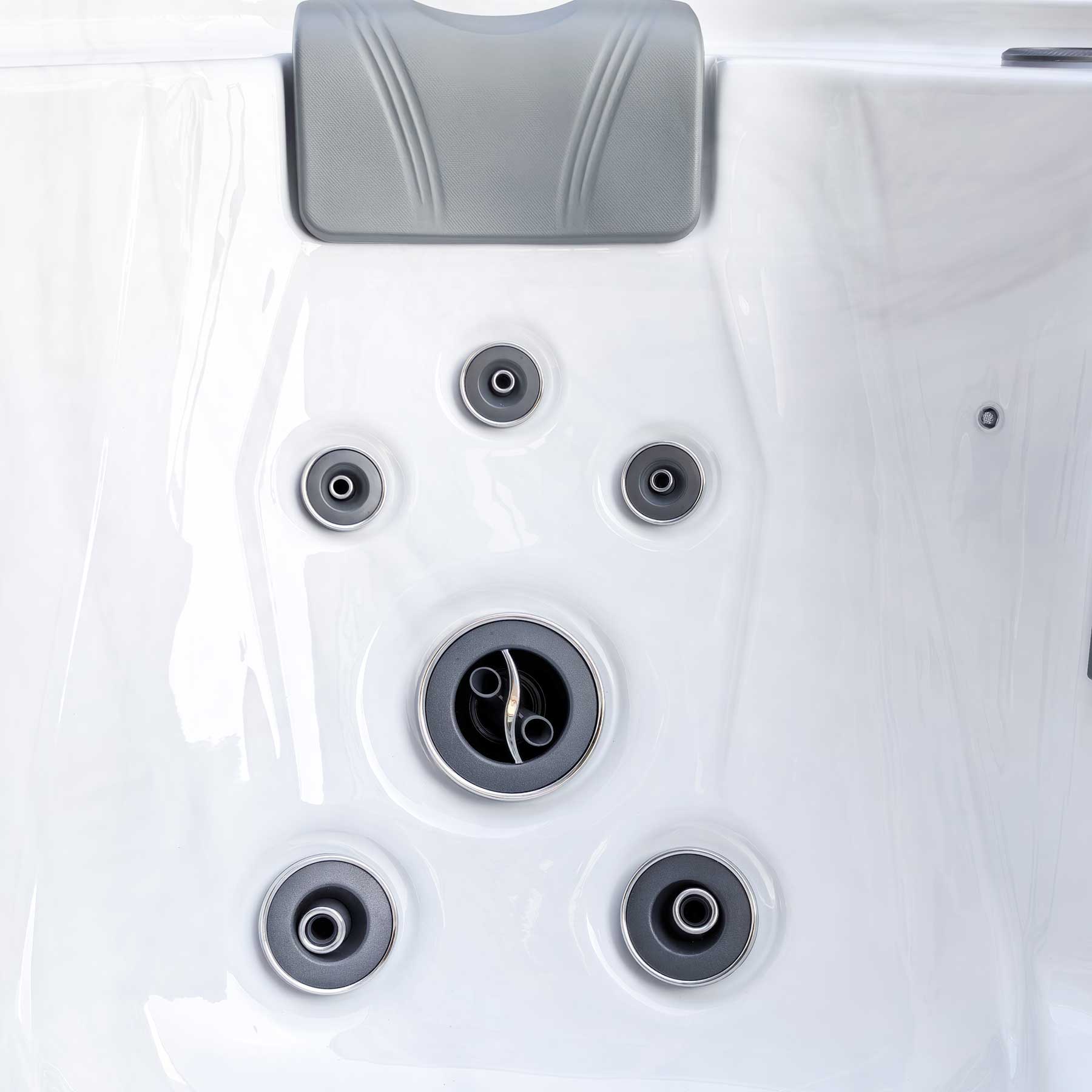 Aktionspaket Outdoor Whirlpool Chicago limited Edition, inkl. Thermoabdeckung und Treppe