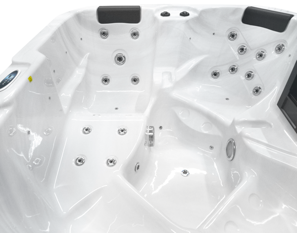 Atlanta Air Gecko Control Whirlpool Outdoor Wannen-Details