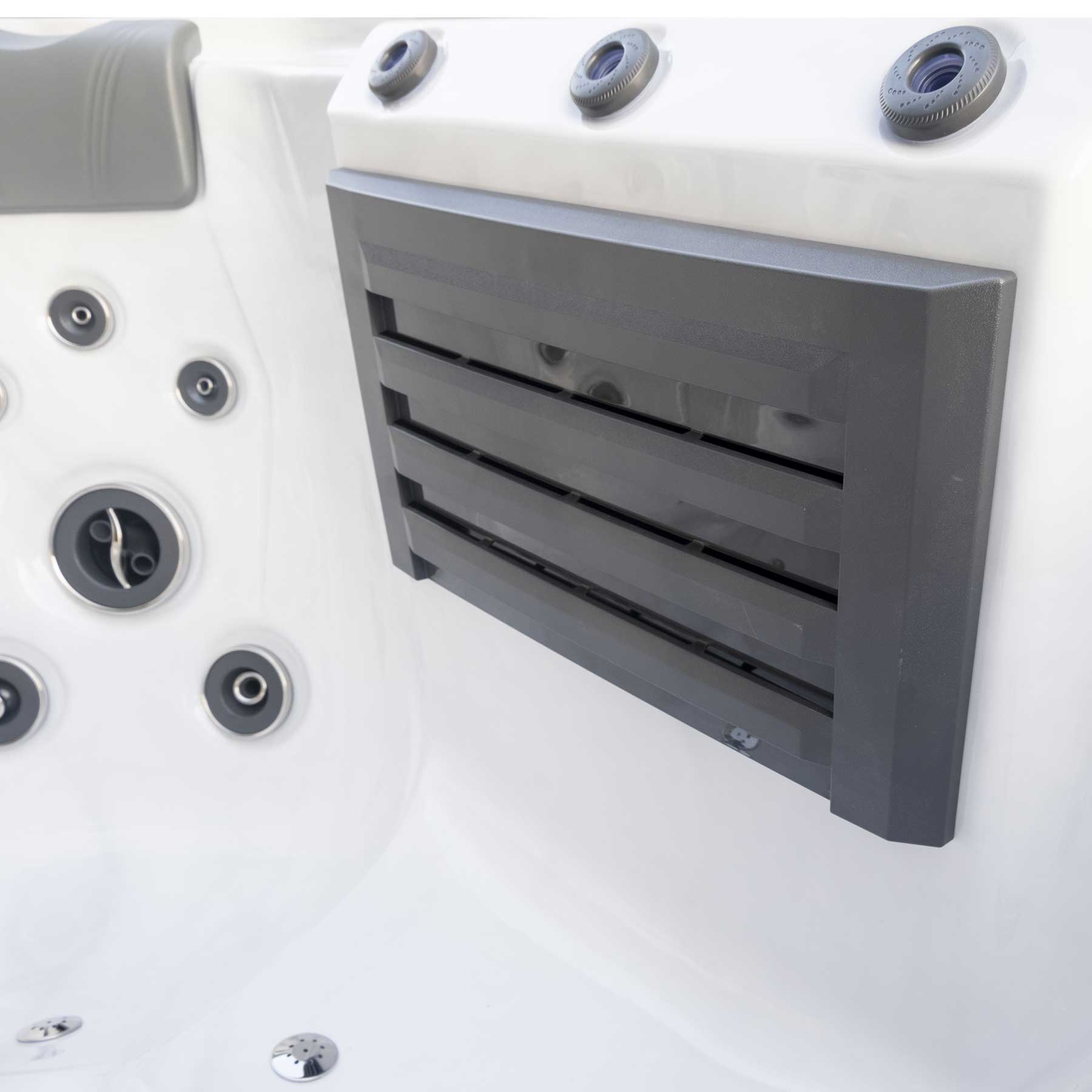 Aktionspaket Outdoor Whirlpool Chicago limited Edition, inkl. Thermoabdeckung und Treppe