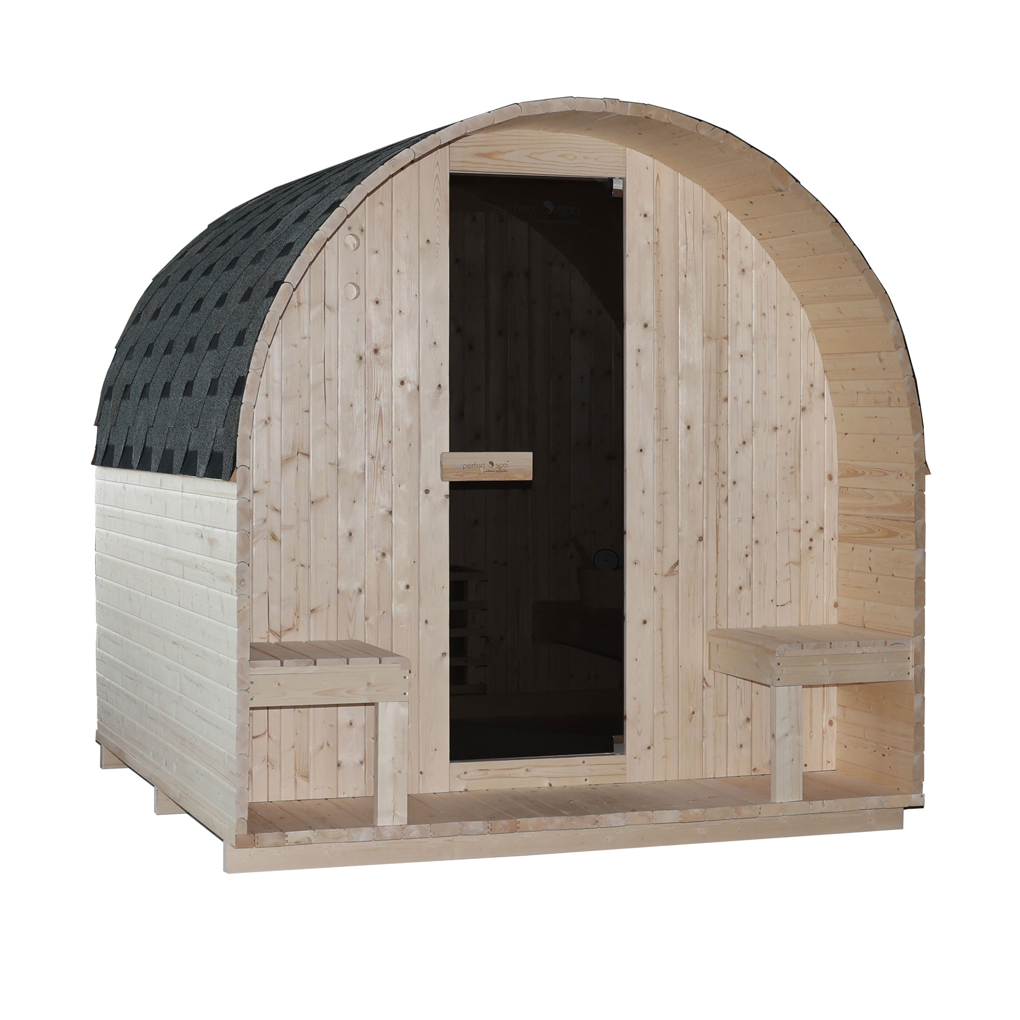 Aktion Outdoor Saunahaus Amrum mit Vordach