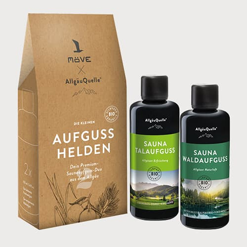 Aktion AllgäuQuelle Saunaaufguss-Set - Aufguss Helden