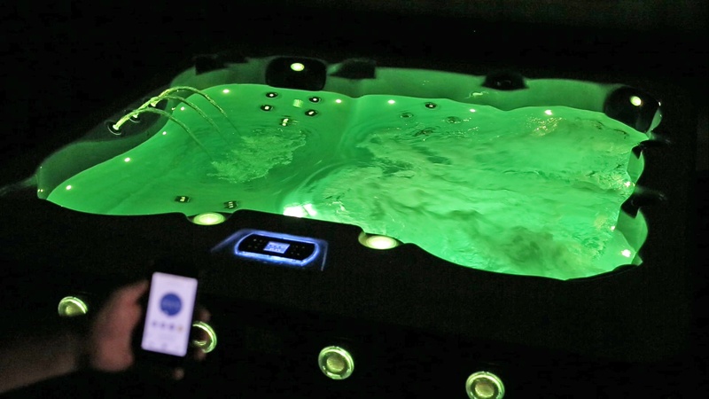 Phoenix Air Gecko Control Outdoor Whirlpool LED grün