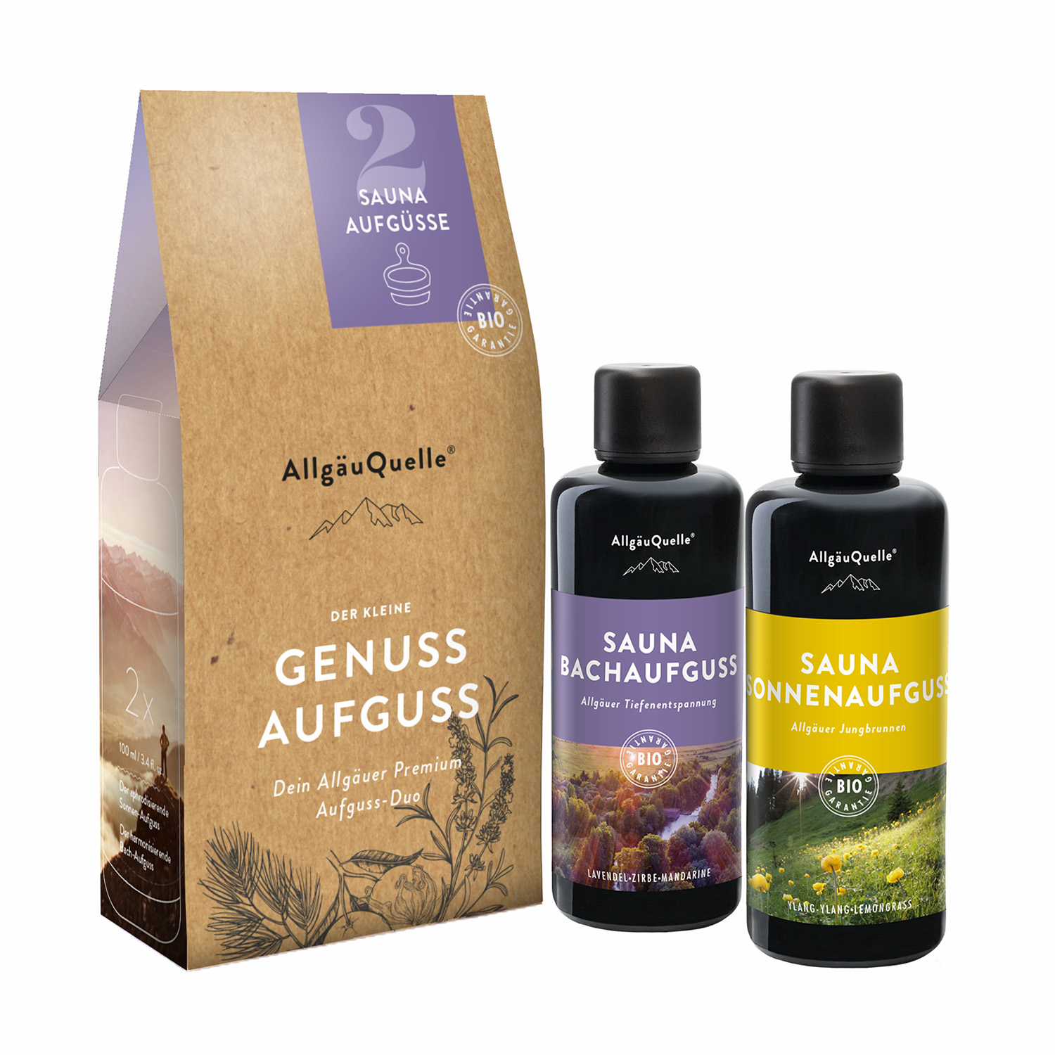 Aktion AllgäuQuelle Saunaaufguss Set - Genuss Aufguss