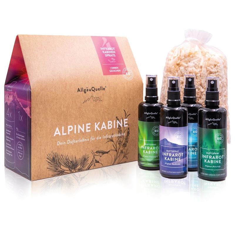 Aktion AllgäuQuelle Infrarotkabinen Duftspray-Set