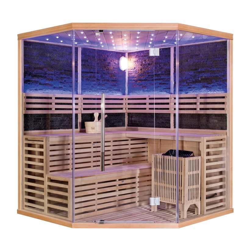 Sauna Havana Small Black Stone Innensauna kaufen Perfect Spa